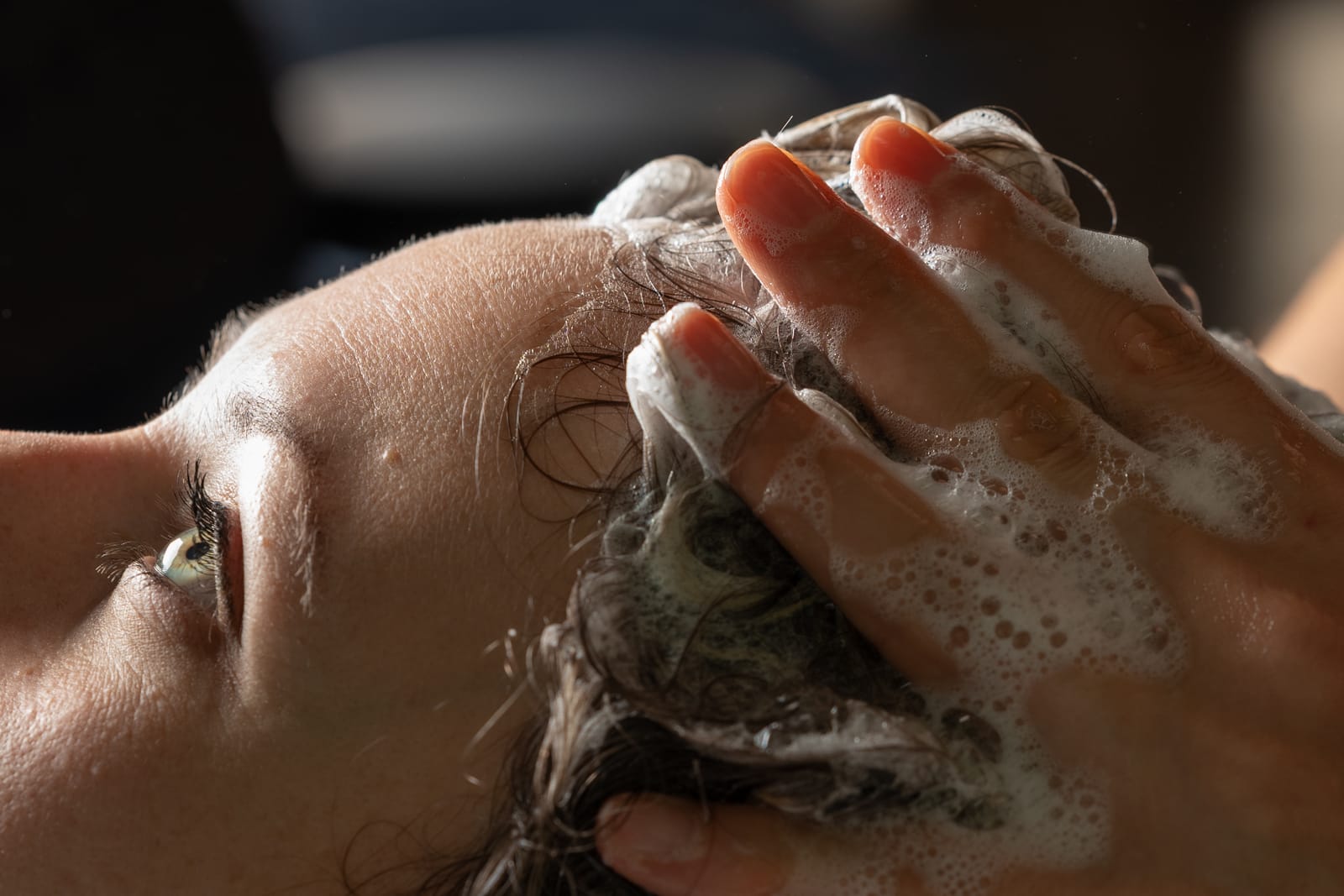 Kunde im Salon Sandra La Spina
